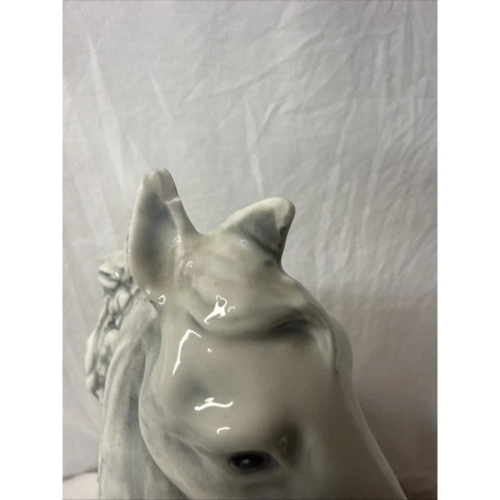 Vintage Jim Beam Trophy Horse Decanter Kentucky Straight Bourbon 1962 Bar Liquor